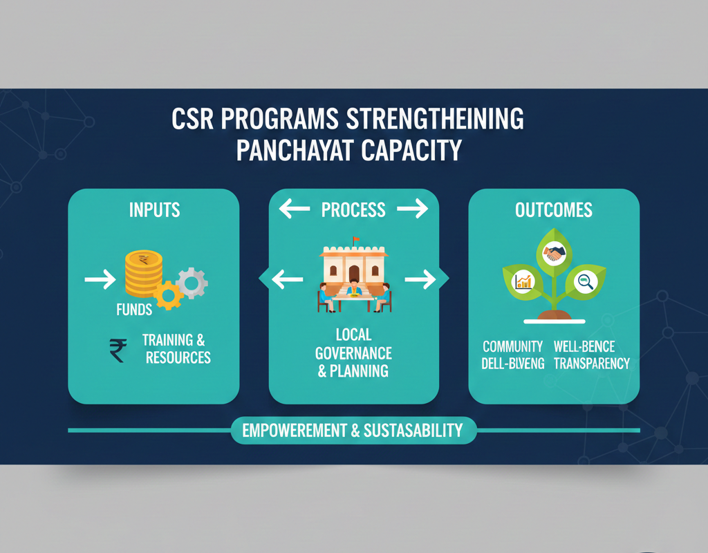 सीएसआर कार्यक्रमों के माध्यम से पंचायत क्षमता सशक्तिकरण