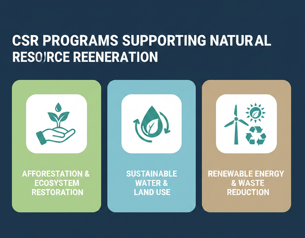 Corporate Social Responsibility Programs Supporting Natural Resource Regeneration