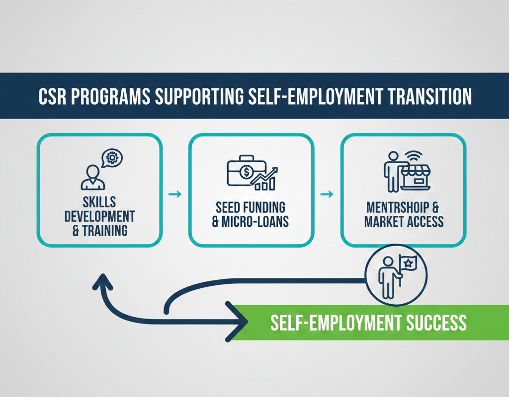 CSR Programs Supporting Self-Employment Transition