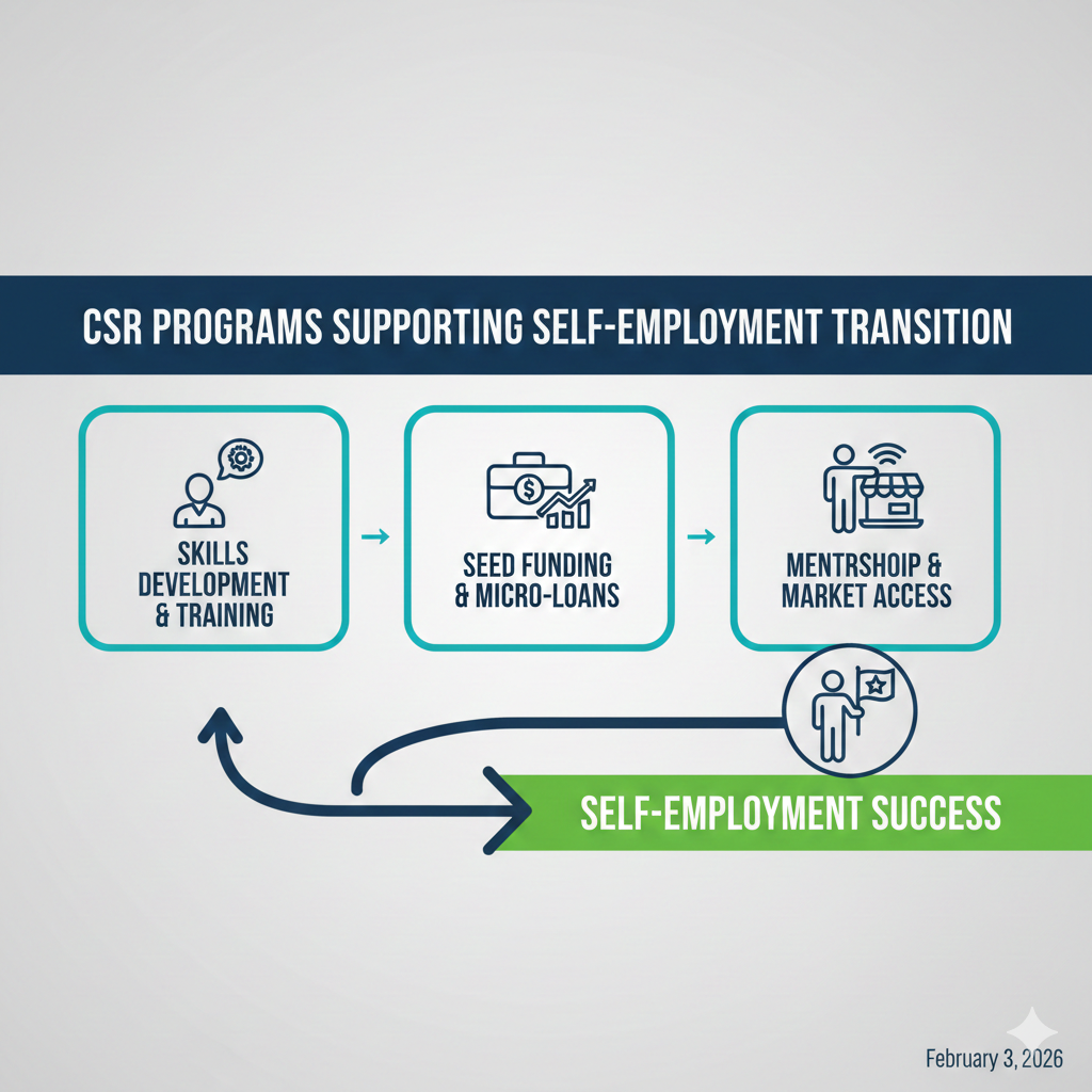 CSR Programs Supporting Self-Employment Transition
