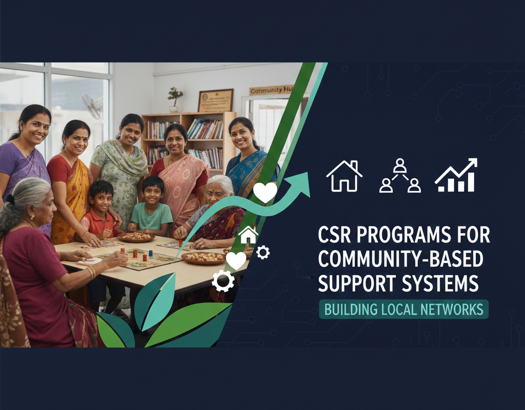 CSR Programs Strengthening Community Based Support Systems
