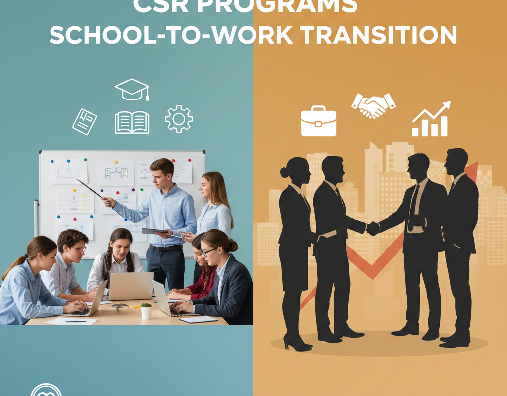 स्कूल से करियर तक संक्रमण में CSR प्रोग्राम