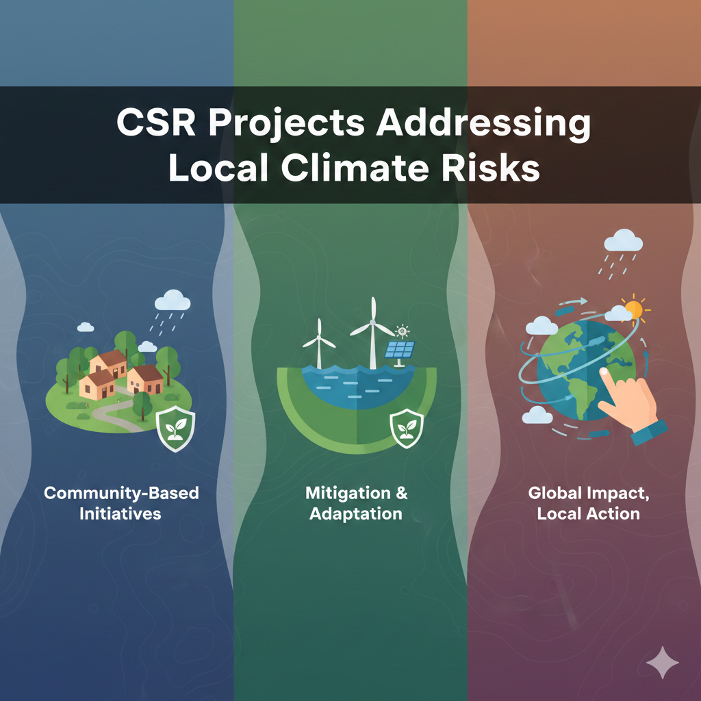 CSR Projects Addressing Local Climate Risks