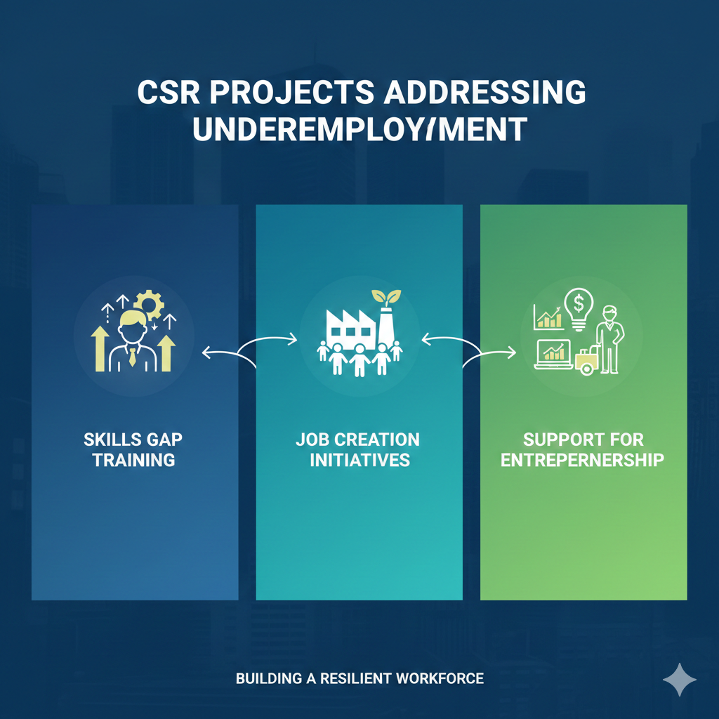 CSR Projects Addressing Underemployment