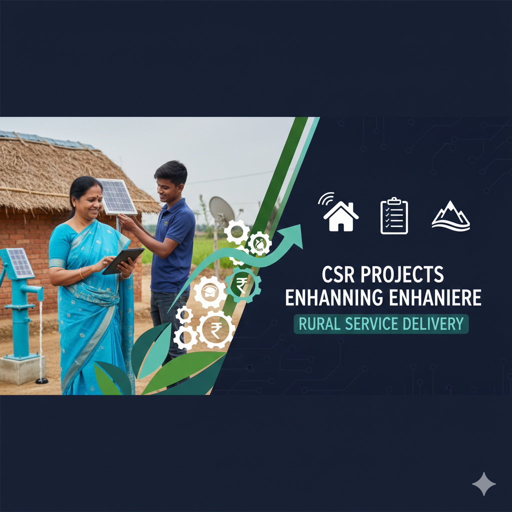 CSR Projects Enhancing Rural Service Delivery in India