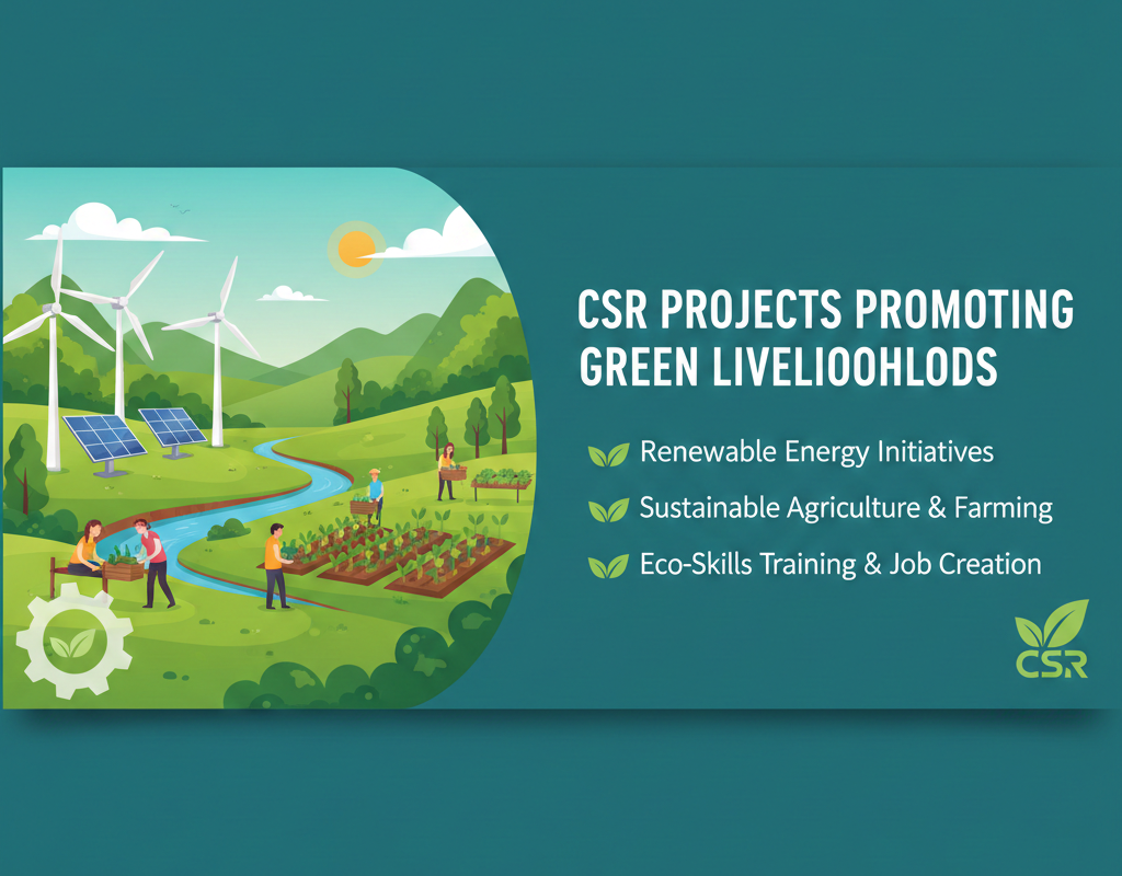 CSR Projects Promoting Green Livelihoods