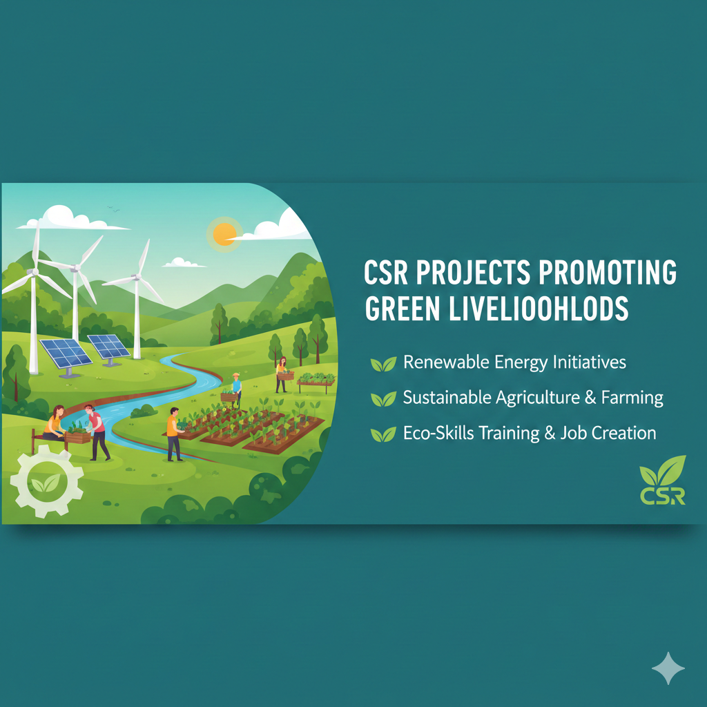 CSR Projects Promoting Green Livelihoods