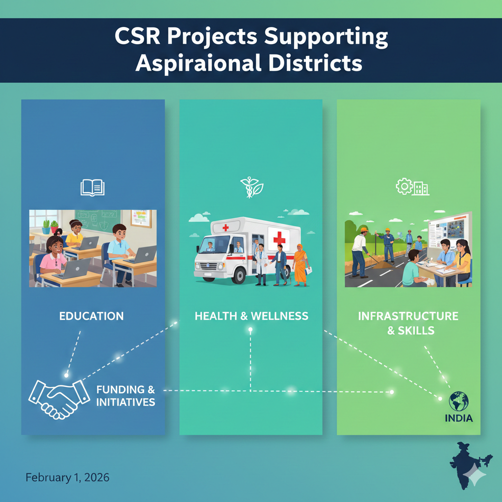 प्रोजेक्ट्स जो आकांक्षी जिलों का समर्थन करते हैं