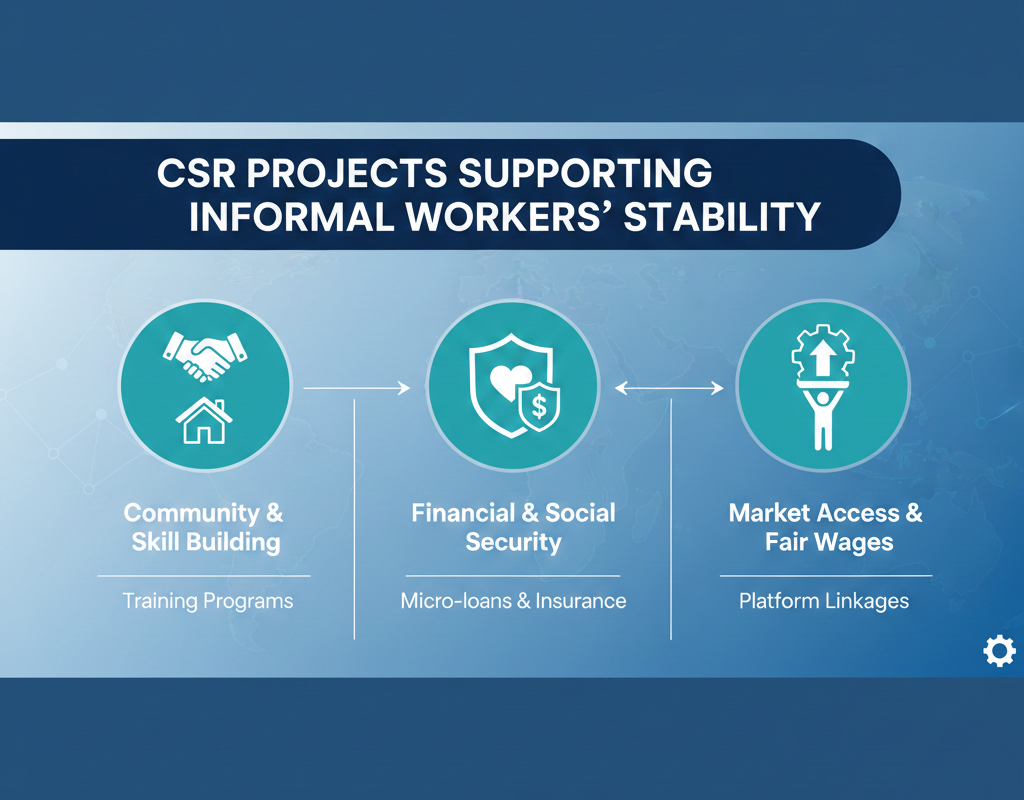 CSR Projects Empowering Informal Workers for Stability