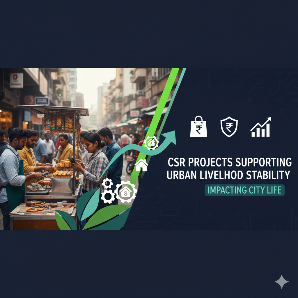 CSR Projects Supporting Urban Livelihood Stability