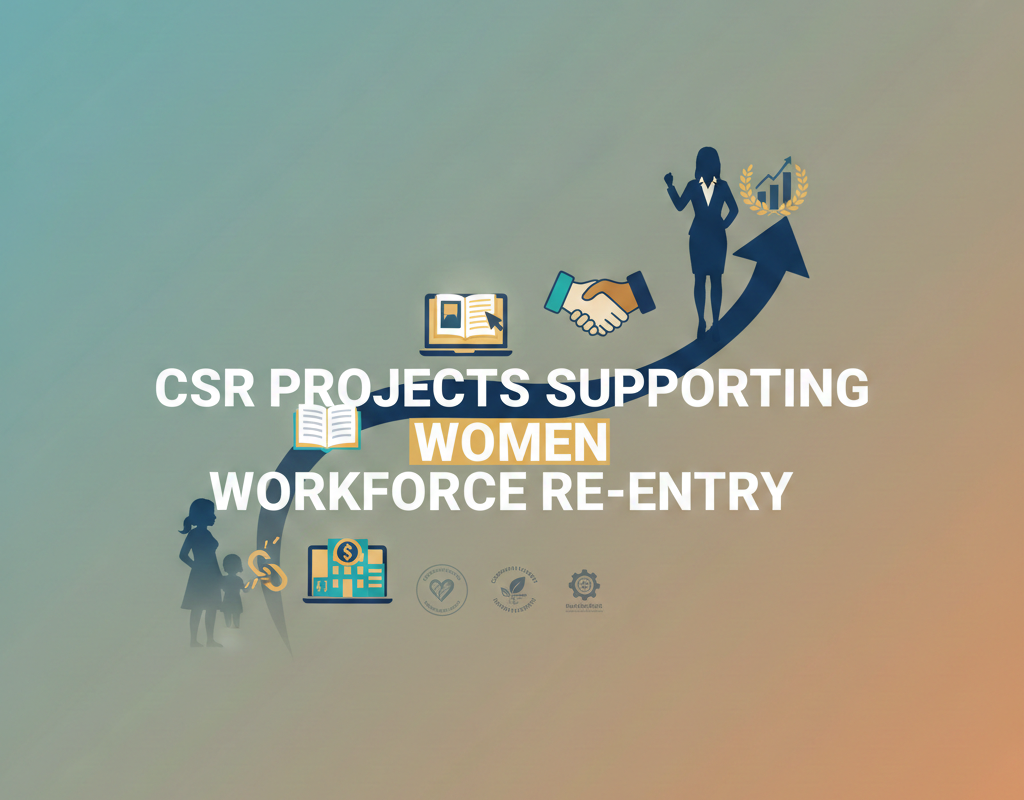 महिला कार्यबल पुनः प्रवेश को समर्थन देने वाली CSR परियोजनाएँ