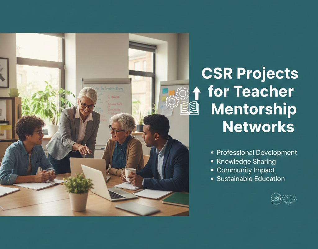 टीचर मेंटरशिप नेटवर्क्स के लिए CSR प्रोजेक्ट्स