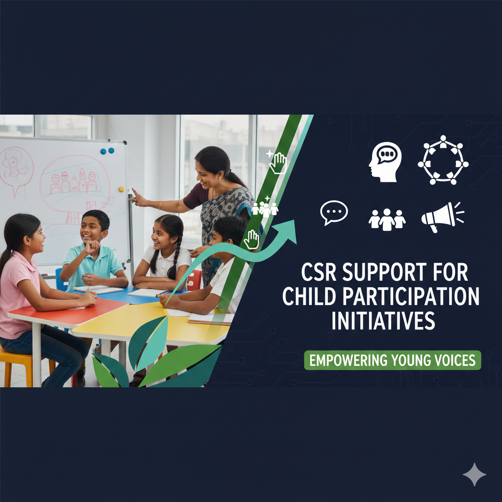 CSR Support for Child सीएसआर बाल भागीदारी