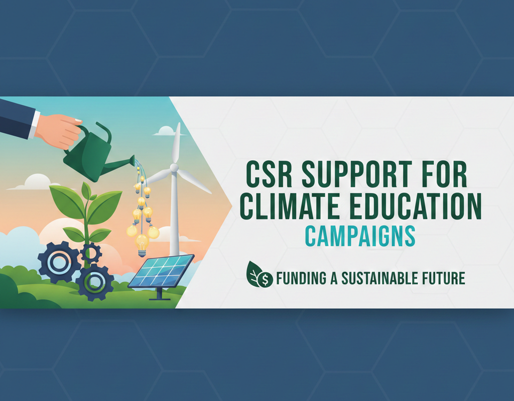 CSR Support for Climate Education Campaigns