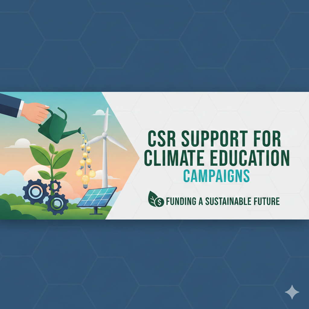 CSR Support for Climate Education Campaigns