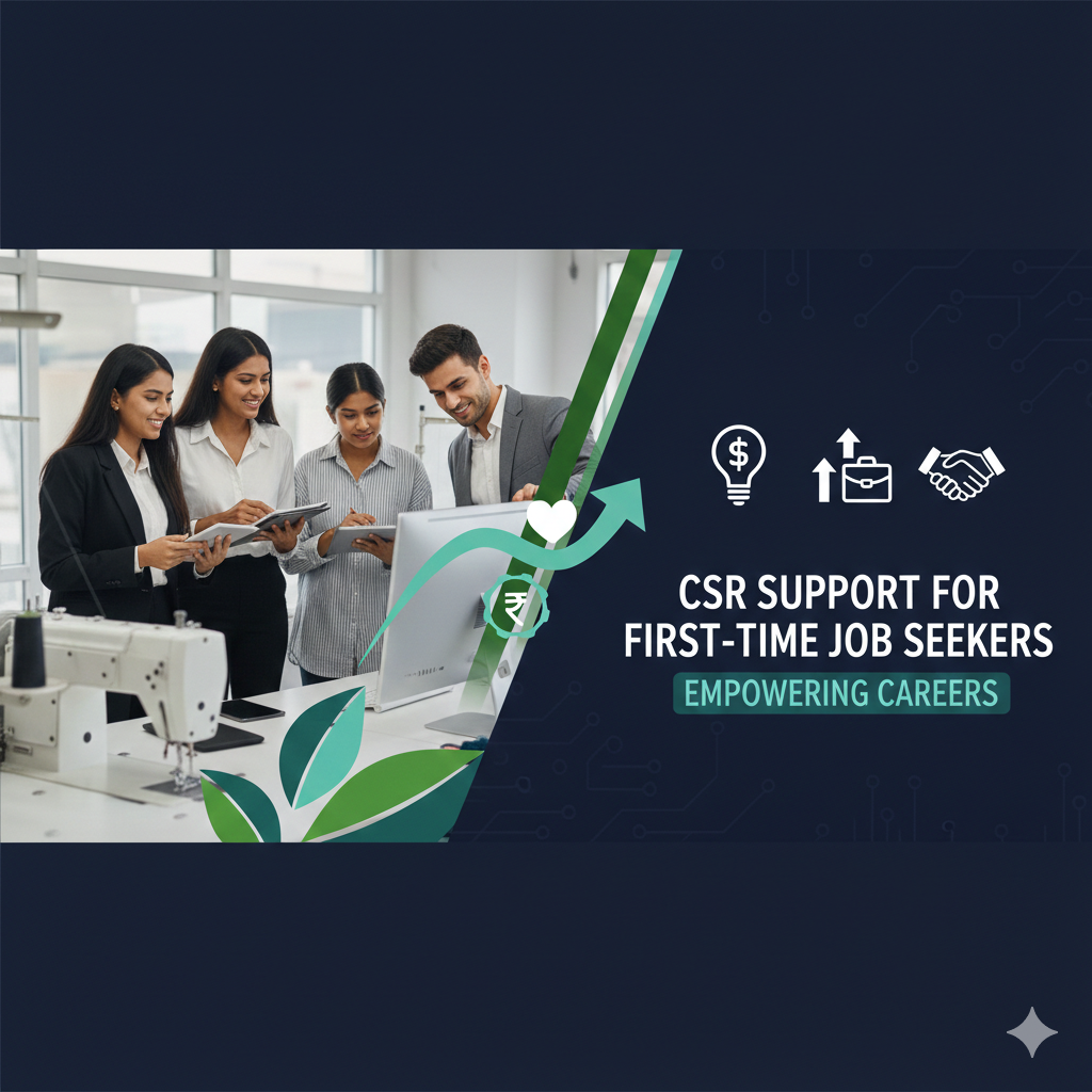 CSR Support for Job Seekers सीएसआर समर्थन से नौकरी खोजने वालों को सशक्त बनाना