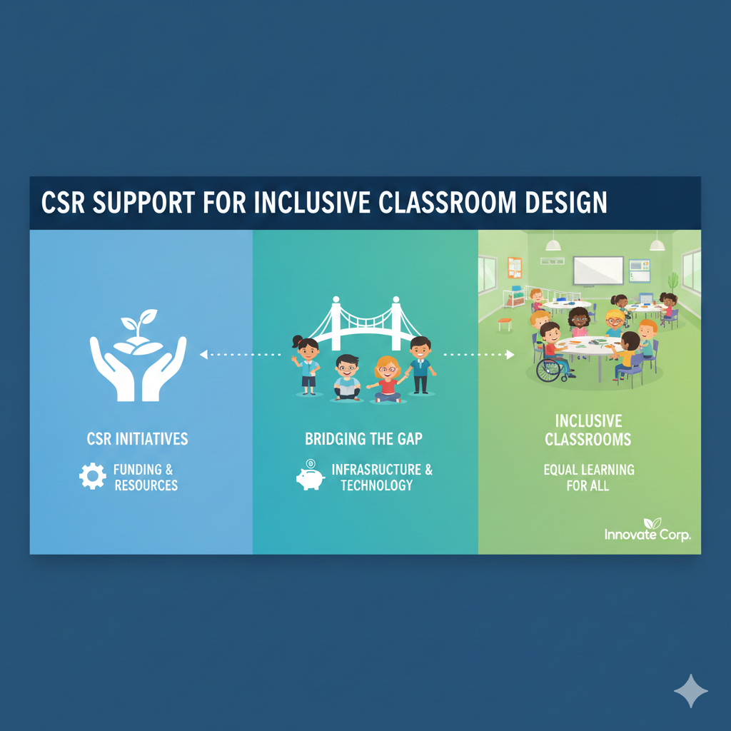 CSR के जरिए समावेशी कक्षा डिज़ाइन