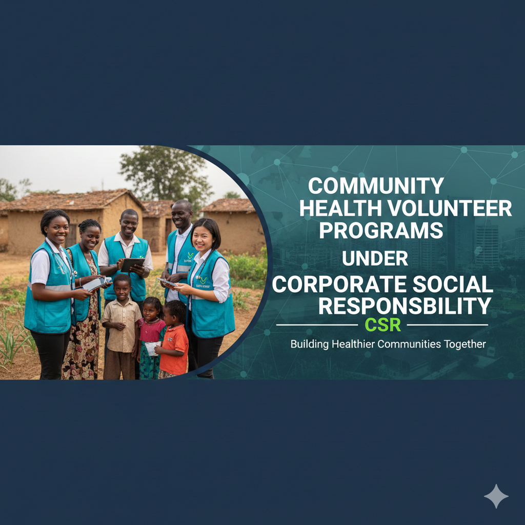 CSR के तहत सामुदायिक स्वास्थ्य स्वयंसेवी कार्यक्रम