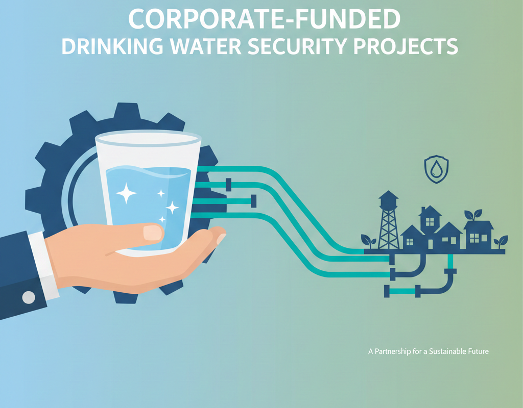 कॉरपोरेट फंडेड पेयजल सुरक्षा परियोजनाएं