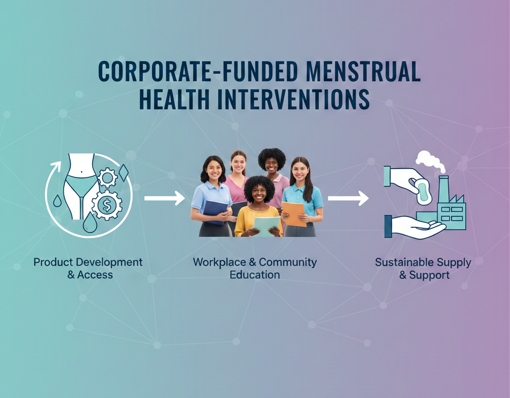 भारत में कॉरपोरेट फंडेड मासिक धर्म स्वास्थ्य हस्तक्षेप