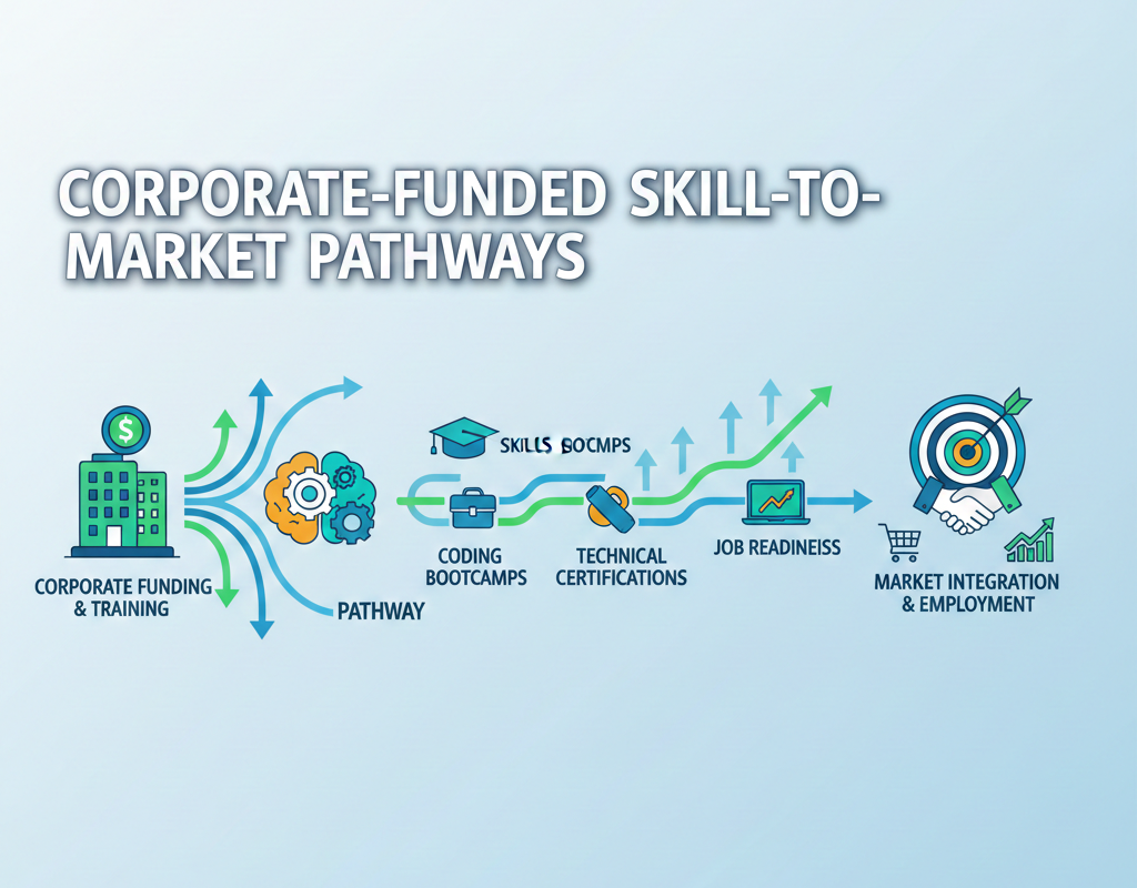 Corporate-Funded Skill-to-Market Pathways