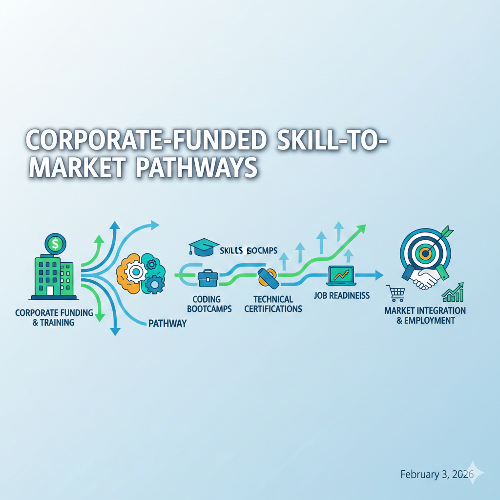 Corporate-Funded Skill-to-Market Pathways