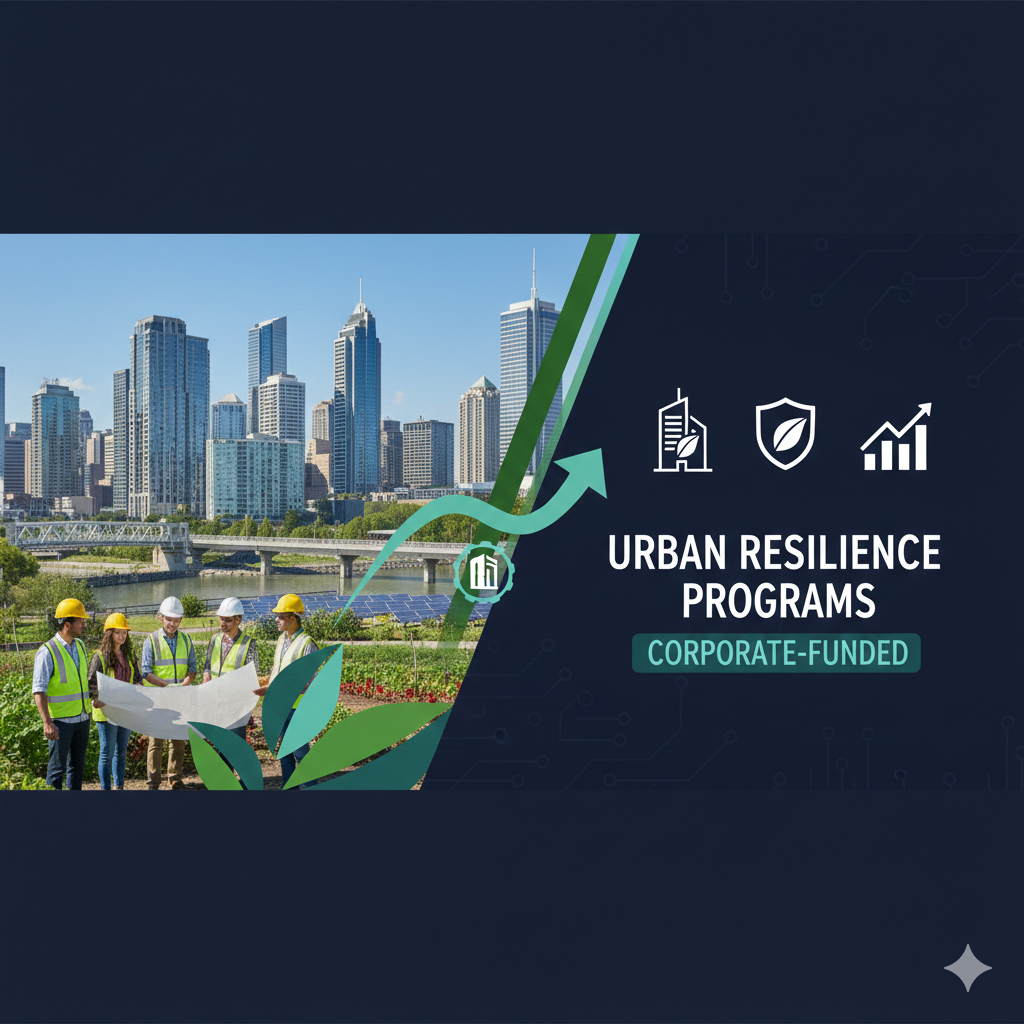 Corporate-Funded Urban Resilience Programs