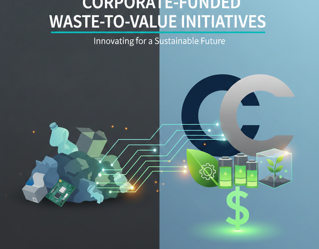 Corporate-Funded Waste-to-Value Initiatives
