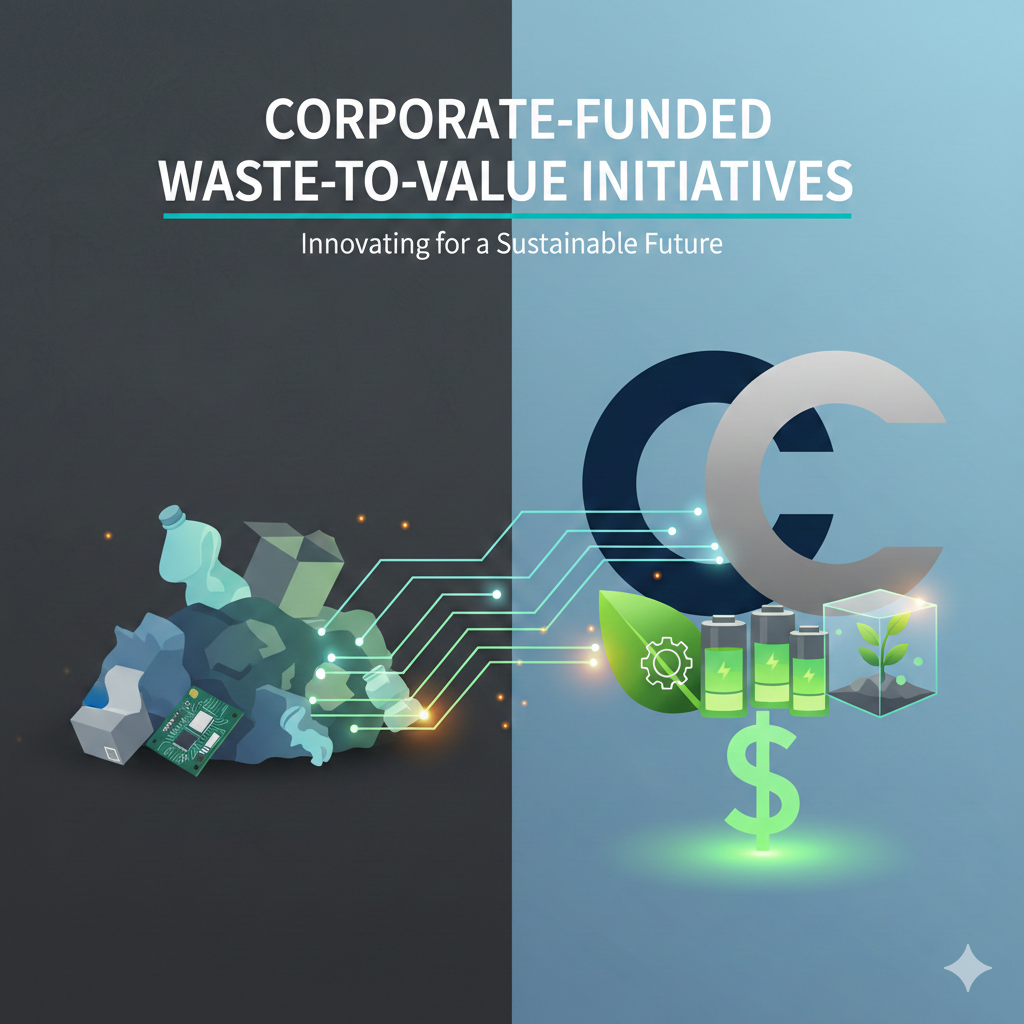 Corporate-Funded Waste-to-Value Initiatives
