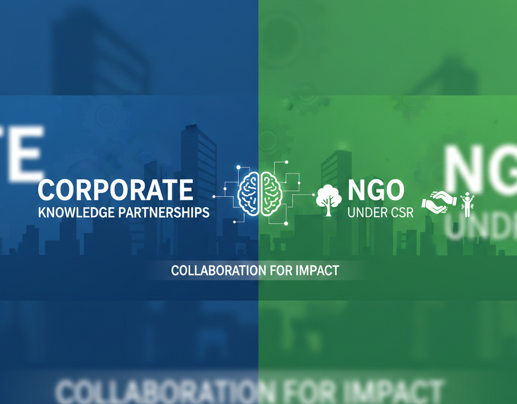 CSR में कॉर्पोरेट-एनजीओ नॉलेज पार्टनरशिप