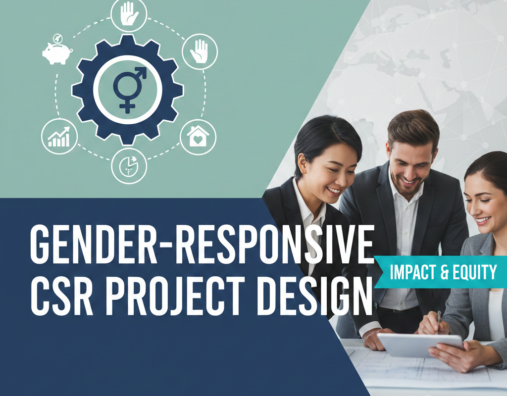 जेंडर-रिस्पॉन्सिव सीएसआर परियोजना डिज़ाइन