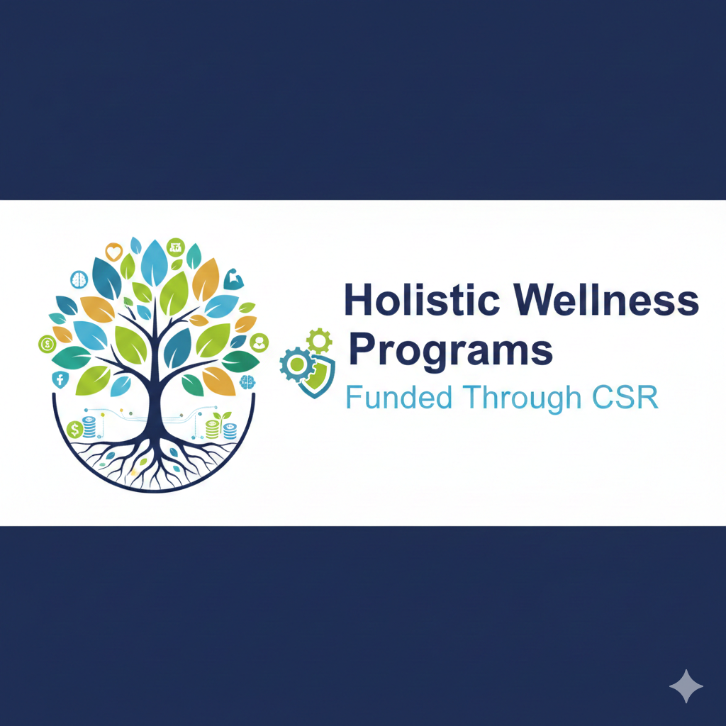 CSR के माध्यम से वित्तपोषित होलिस्टिक वेलनेस प्रोग्राम