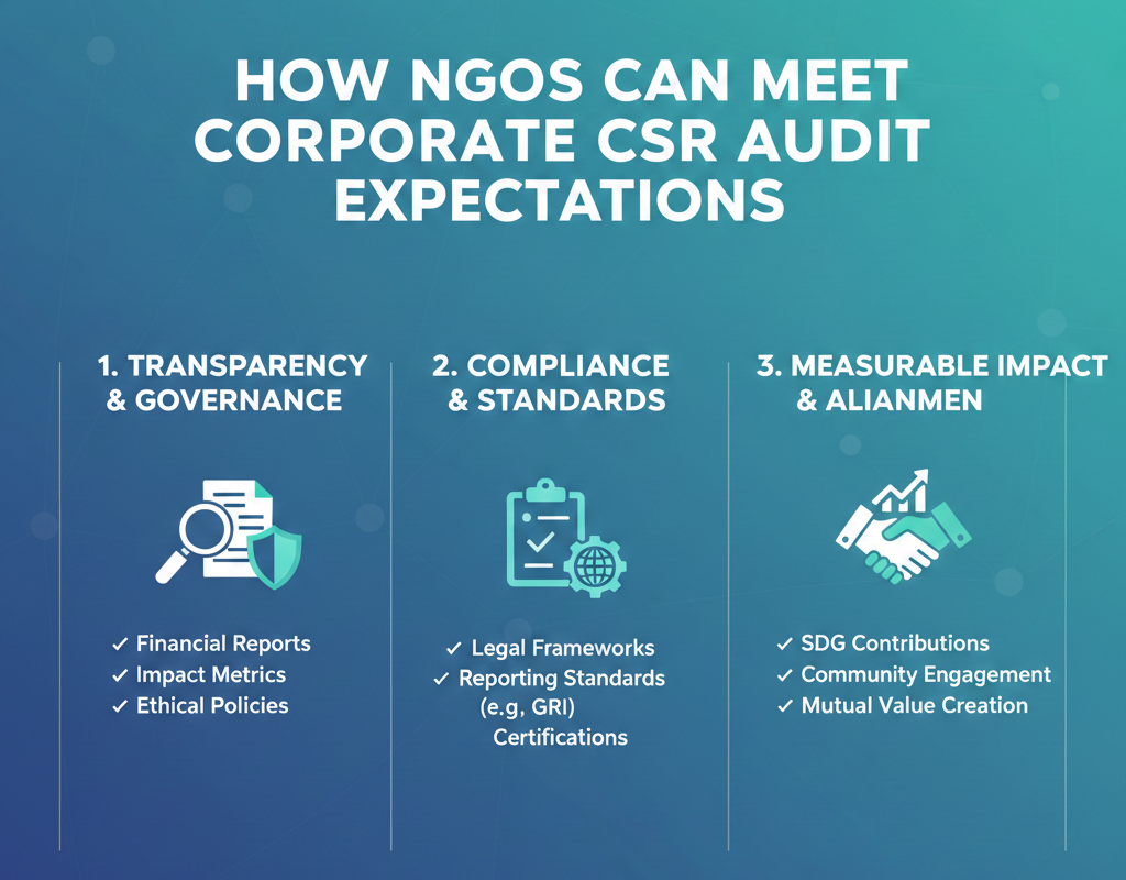 एनजीओ कैसे पूरा करें कॉर्पोरेट CSR ऑडिट