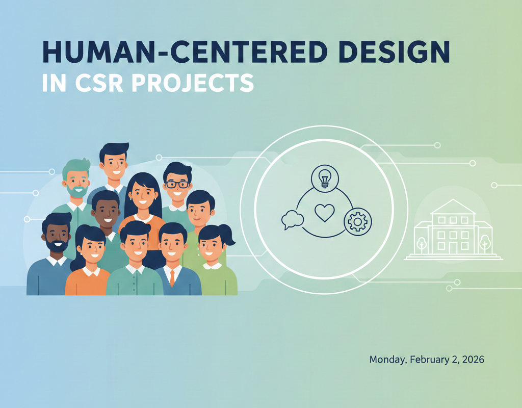 मानव-केंद्रित डिज़ाइन (Human-Centered Design) और CSR परियोजनाएँ