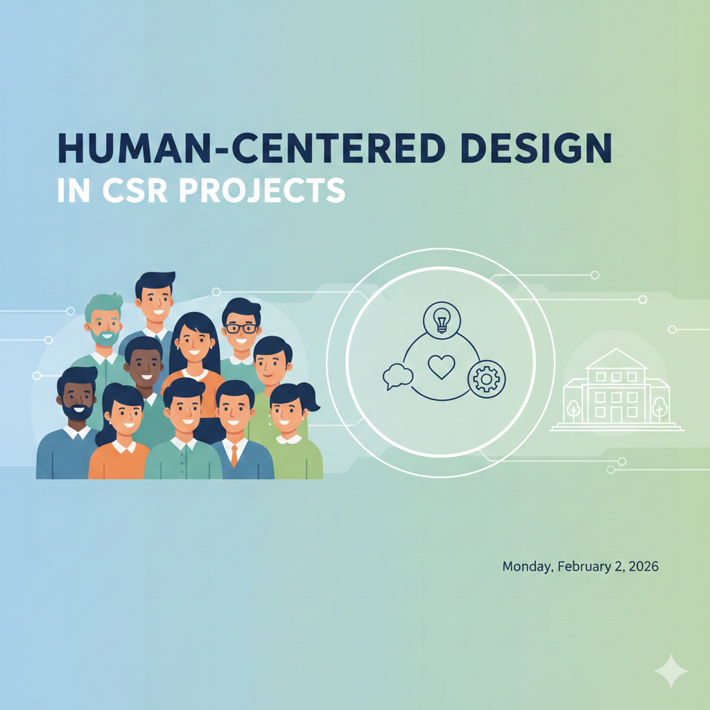 मानव-केंद्रित डिज़ाइन (Human-Centered Design) और CSR परियोजनाएँ