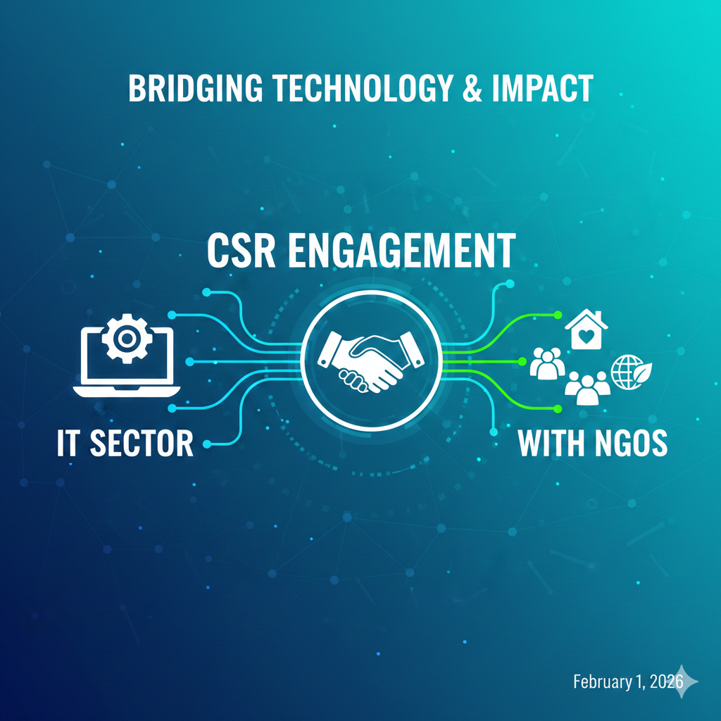 आईटी सेक्टर की CSR सहभागिता और NGO सहयोग