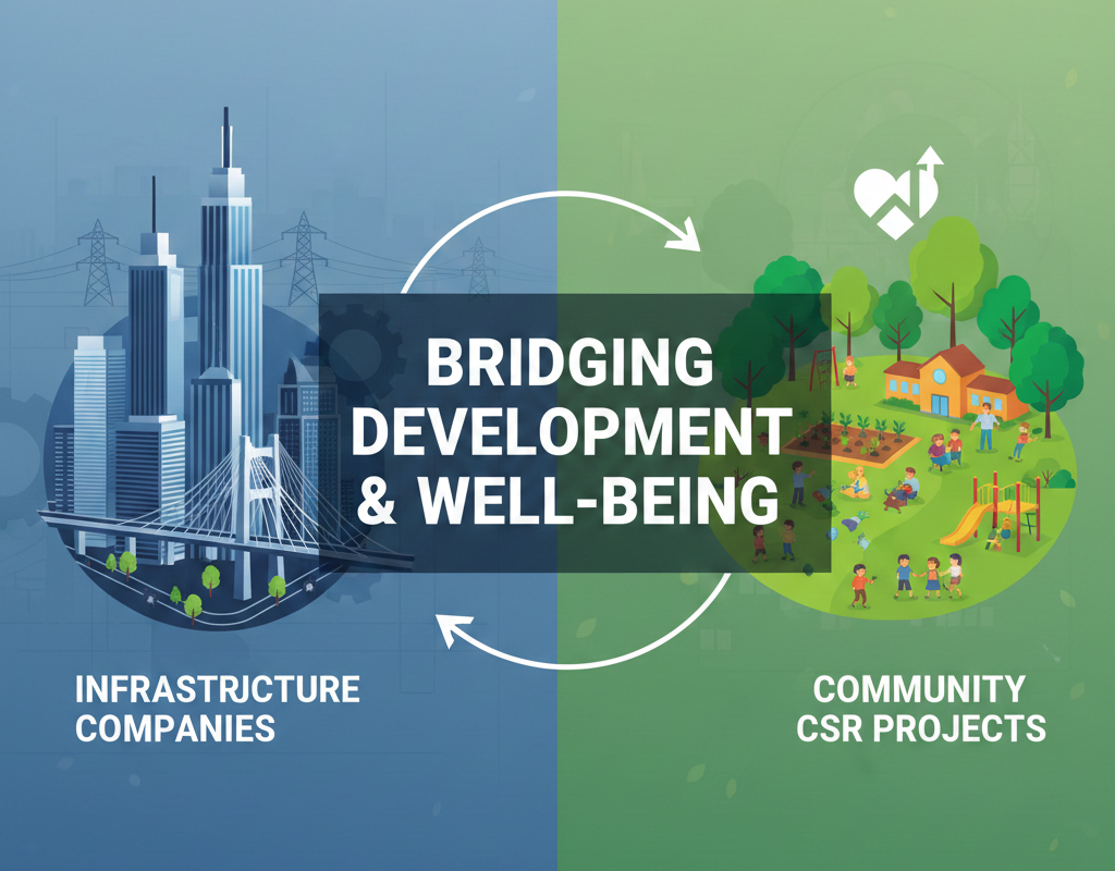 इन्फ्रास्ट्रक्चर कंपनियां और सामुदायिक CSR परियोजनाएं