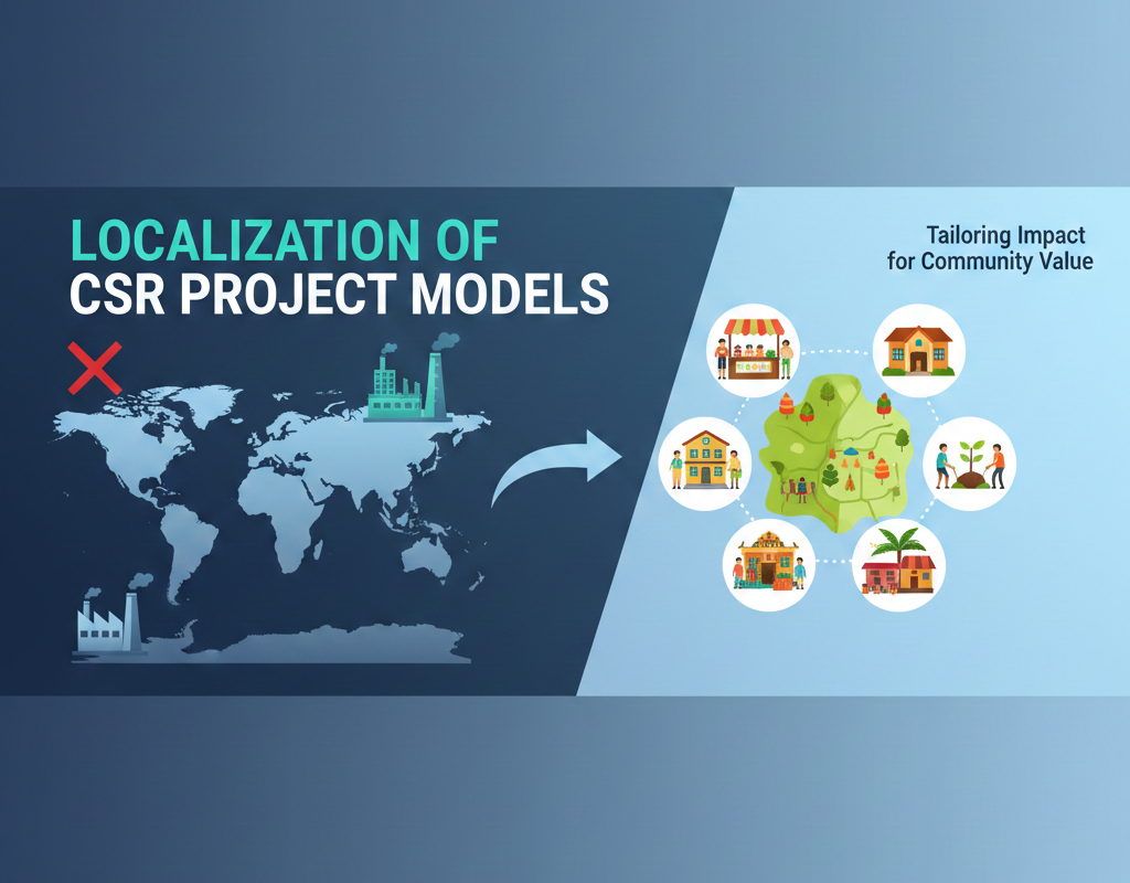 CSR परियोजना मॉडलों का स्थानीयकरण