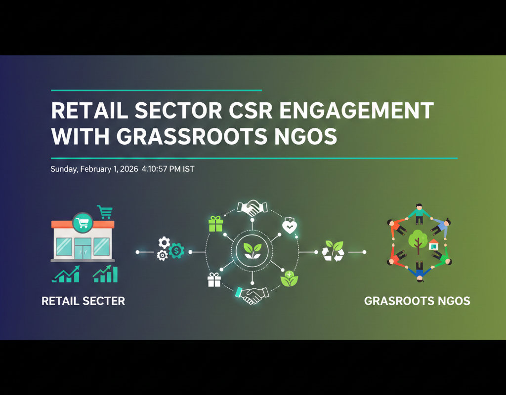 रिटेल सेक्टर की CSR में ग्रासरूट NGOs की भागीदारी
