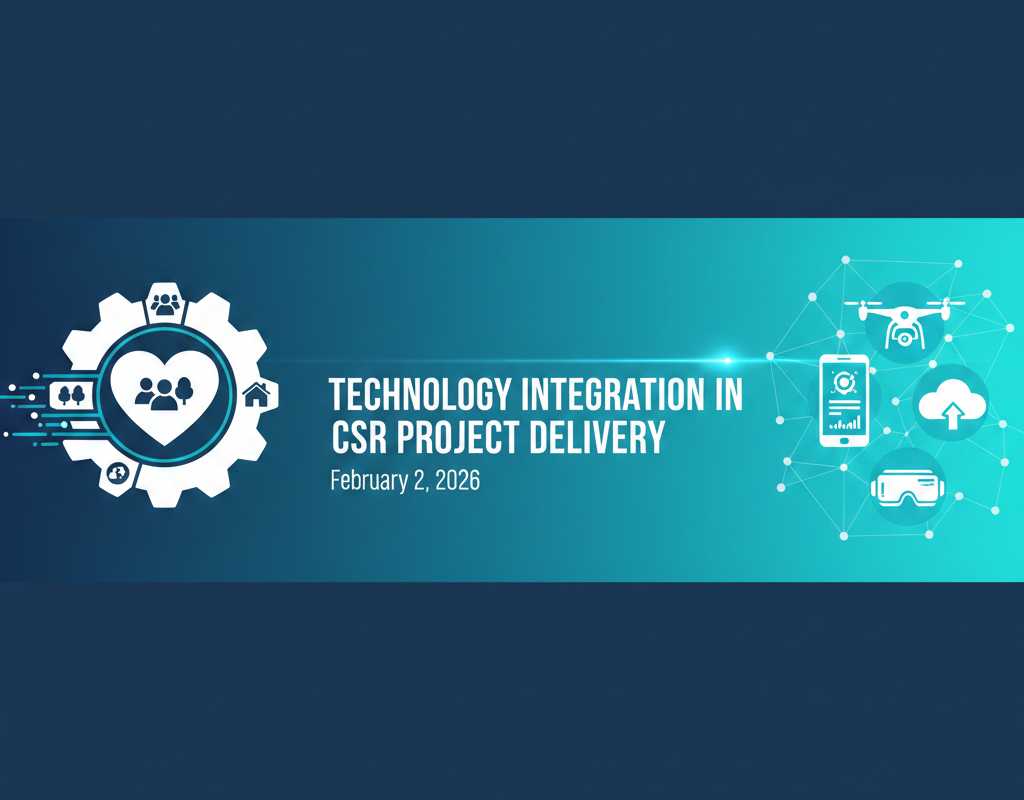 CSR परियोजना वितरण में प्रौद्योगिकी का समावेशन