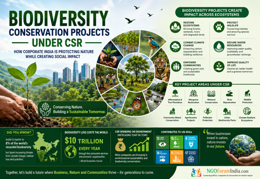 Biodiversity Conservation Projects Under CSR in India